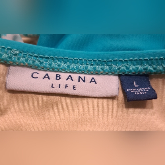Cabana Life Turquoise Tile-Panel Tank Bikini - Picture 7 of 7